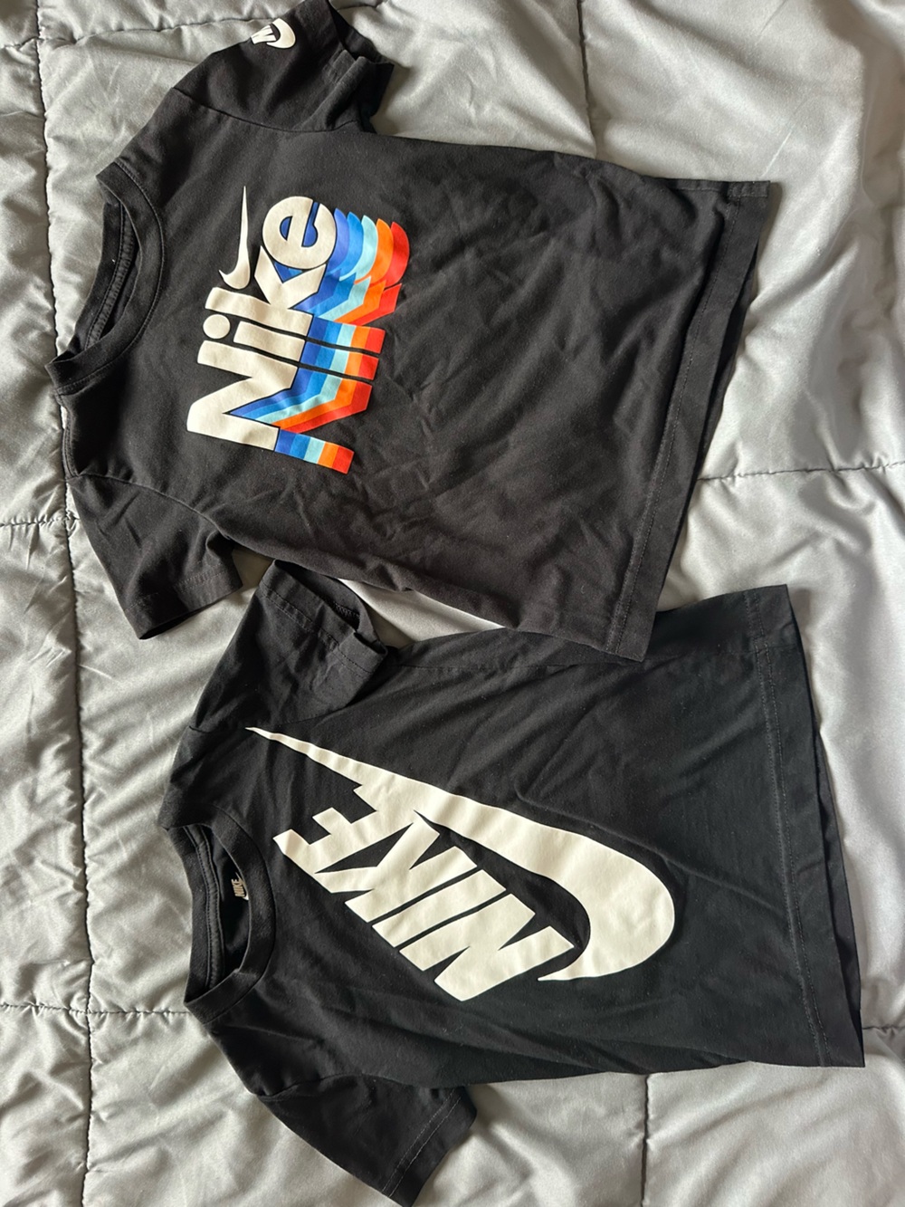 Nike and Underarmour Tee Color Block Athletic Tees Boys